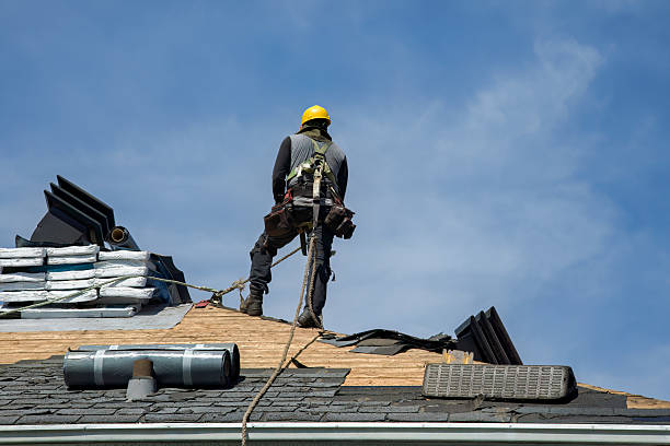 Professional Roofing technician working in Henry, VA